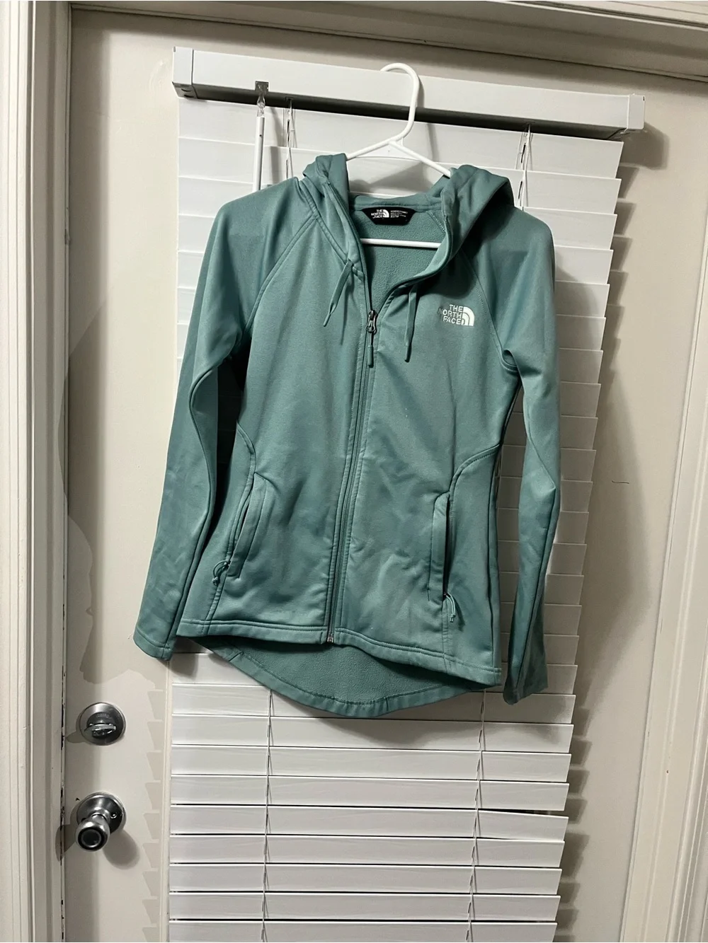 The North Face Women's Hooded Utility Jacket in Sage Green